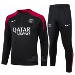 Chandal de Sudadera del Paris Saint-Germain 2024-2025 Negro