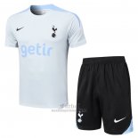 Chandal del Tottenham Hotspur Manga Corta 2024-2025 Gris - Pantalon Corto