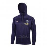 Chaqueta con Capucha del Paris Saint-Germain 2023-2024 Purpura