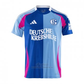 Camiseta Schalke 04 Pink October 2024-2025 Tailandia