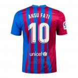 Camiseta Barcelona Jugador Ansu Fati Primera 2021-2022