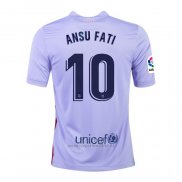 Camiseta Barcelona Jugador Ansu Fati Segunda 2021-2022