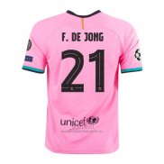 Camiseta Barcelona Jugador F.De Jong Tercera 2020-2021