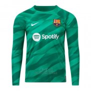 Camiseta Barcelona Portero Manga Larga 2023-2024 Verde