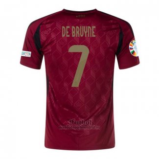 Camiseta Belgica Jugador De Bruyne Primera 2024