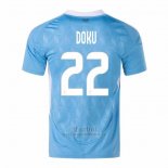 Camiseta Belgica Jugador Doku Segunda 2024