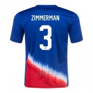 Camiseta Estados Unidos Jugador Zimmerman Segunda 2024