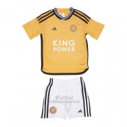 Camiseta Leicester City Tercera Nino 2023-2024