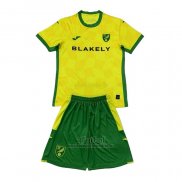 Camiseta Norwich City Primera Nino 2024-2025