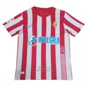 Camiseta Sporting de Gijon Primera 2021-2022 Tailandia