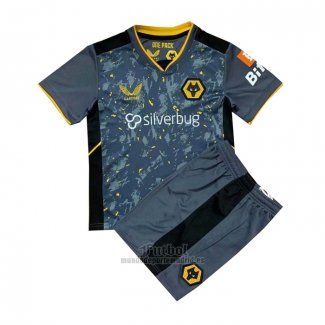 Camiseta Wolves Segunda Nino 2021-2021