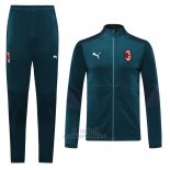 Chandal de Chaqueta del AC Milan 2020-2021 Azul