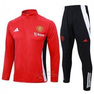 Chandal de Chaqueta del Manchester United 2024-2025 Rojo