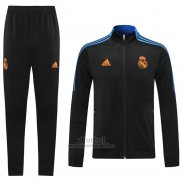 Chandal de Chaqueta del Real Madrid Nino 2021-2022 Negro