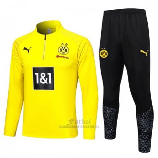 Chandal de Sudadera del Borussia Dortmund 2023-2024 Amarillo