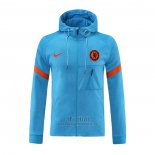 Chaqueta con Capucha del Chelsea 2021-2022 Azul