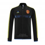 Chaqueta del Manchester United 2021-2022 Negro y Azul