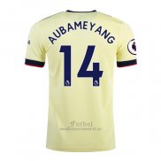 Camiseta Arsenal Jugador Aubameyang Segunda 2021-2022