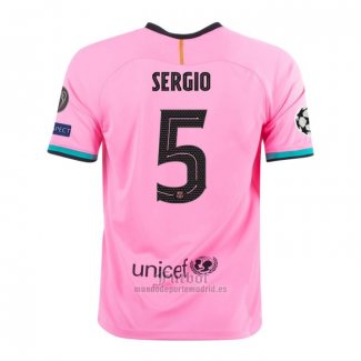 Camiseta Barcelona Jugador Sergio Tercera 2020-2021