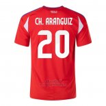 Camiseta Chile Jugador Ch.Aranguiz Primera 2024