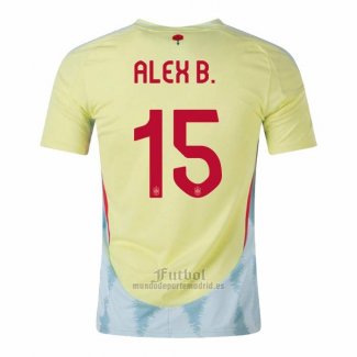 Camiseta Espana Jugador Alex B. Segunda 2024