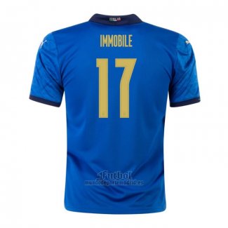 Camiseta Italia Jugador Immobile Primera 2020-2021