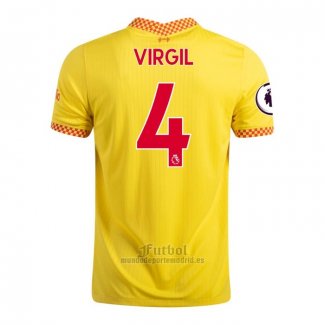 Camiseta Liverpool Jugador Virgil Tercera 2021-2022