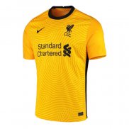 Camiseta Liverpool Portero 2020-2021 Amarillo Tailandia