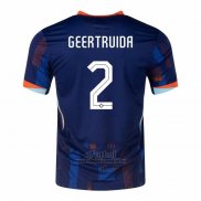 Camiseta Paises Bajos Jugador Geertruida Segunda 2024