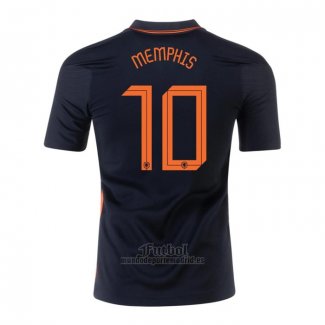 Camiseta Paises Bajos Jugador Memphis Segunda 2020-2021