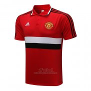 Camiseta Polo del Manchester United 2021-2022 Rojo