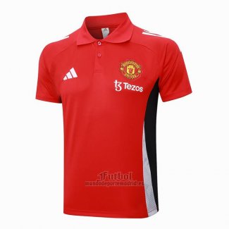 Camiseta Polo del Manchester United 2024-2025 Rojo