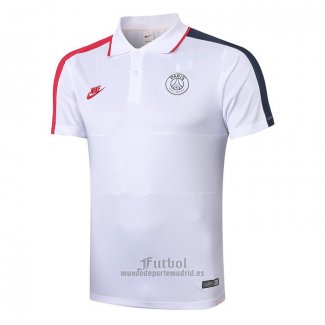 Camiseta Polo del Paris Saint-Germain 2020-2021 Blanco