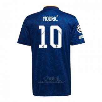 Camiseta Real Madrid Jugador Modric Segunda 2021-2022