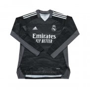 Camiseta Real Madrid Portero Manga Larga 2021-2022 Negro