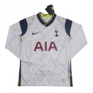 Camiseta Tottenham Hotspur Primera Manga Larga 2020-2021