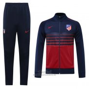 Chandal de Chaqueta del Atletico Madrid 2020-2021 Azul y Rojo