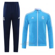 Chandal de Chaqueta del Real Madrid Nino 2021-2022 Azul