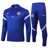 Chandal de Sudadera del Chelsea 2020-2021 Azul