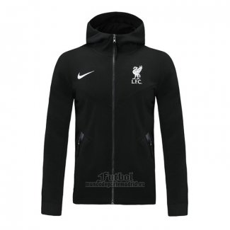 Chaqueta con Capucha del Liverpool 2020-2021 Negro