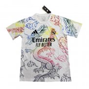 Camiseta Real Madrid Dragon 2024-2025 Blanco Tailandia