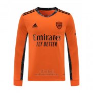 Camiseta Arsenal Portero Manga Larga 2020-2021 Naranja