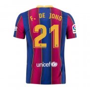 Camiseta Barcelona Jugador F.De Jong Primera 2020-2021