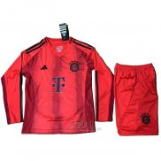 Camiseta Bayern Munich Primera Manga Larga Nino 2024-2025