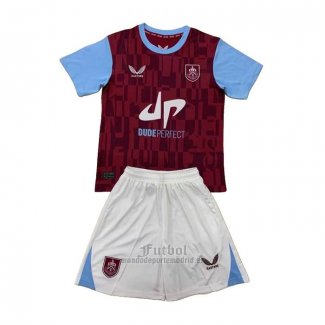 Camiseta Burnley Primera Nino 2024-2025