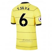 Camiseta Chelsea Jugador T.Silva Segunda 2021-2022