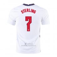 Camiseta Inglaterra Jugador Sterling Primera 2020-2021