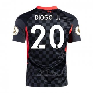 Camiseta Liverpool Jugador Diogo J. Tercera 2020-2021