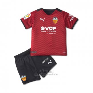 Camiseta Valencia Segunda Nino 2021-2022