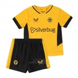 Camiseta Wolves Primera Nino 2021-2022